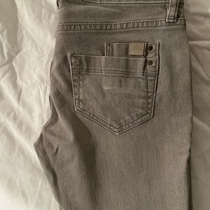 Women's Gray Straight Leg Jeans